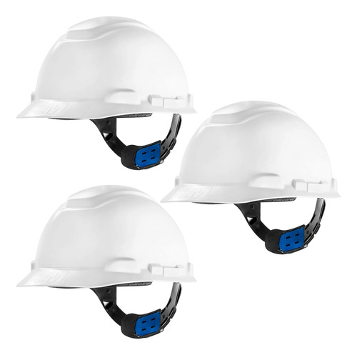 Casco de seguridad H700 de 3 m, fácil ajuste, Yugular Epi Ca, color blanco