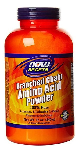 Bcaa Powder Now Foods Sports Amino Acid 340g Em Pó Importado