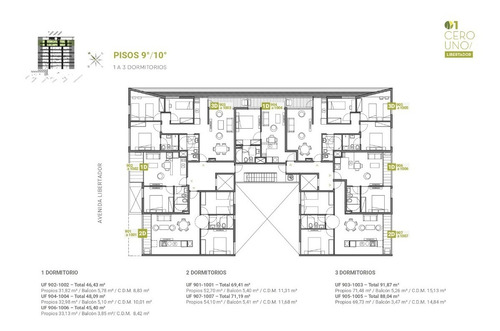 Imagen 17 de 18 de Venta Apartamento 3 Dormitorios Aguada 01 Libertador