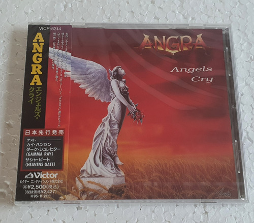 Angra - Angels Cry ( Cd + Obi ) - Primeira Prensagem Japão Versão Do Álbum Edição Limitada