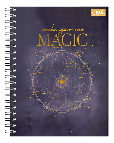 Cuaderno Profesional Upak Astrology Cdo Gde 100 Hojas Color Índigo