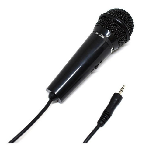 Microfone Knup KP-918 Condensador Omnidirecional cor preto