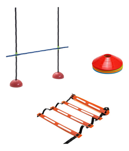 Combo Kit Entrenamiento Valla + Escalera  + Cono Tortuga