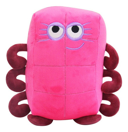 Boneca de pelúcia Numberblocks, brinquedo educativo de 8 cores