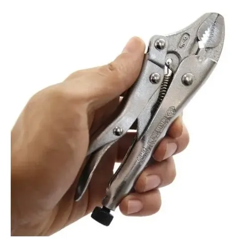 Alicate Pressão Mini 5 King Tony Aço Autoajustável 12cm 6011-05R