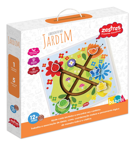 Brinquedos Educativos - Labirinto No Jardim Zastras - Zastra