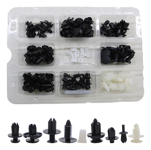 Kit Grampo Parabarro Parachoque Universal Carro 160 Peças