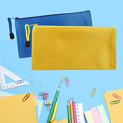 Estuches Escolares De Colores Impermeable Resistente 24pzas Varios Colores Hexágonos