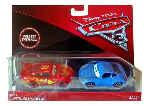 Cars Disney Pixar - Lightning Mcqueen & Sally - Pack Doble