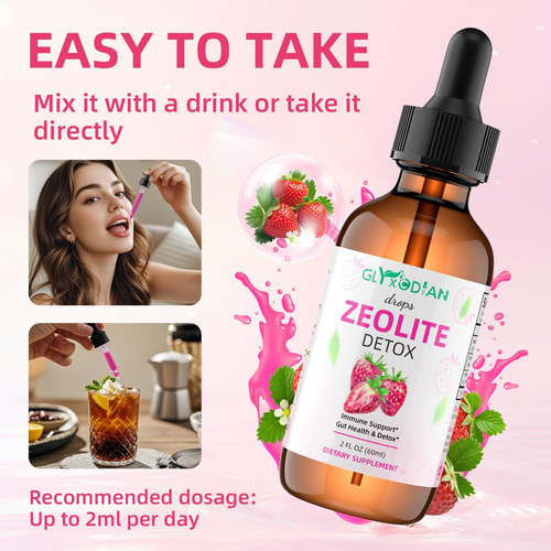 Glyxcodian Gotas Zeolita Clinoptilolita Con Vitaminas B12 D3