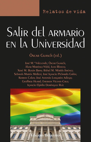 Salir Del Armario En La Universidad, De Oscar Guasch. Editorial Bellaterra, Ediciones En Español