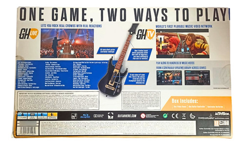 Guitar Hero Live Bundle Com Guitarra E Jogo Ps4