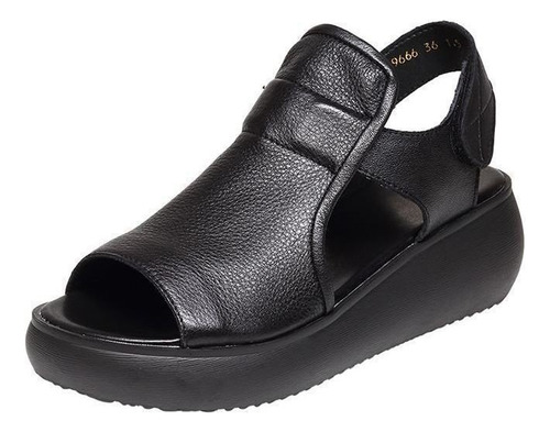 Zapatos De Mujer Con Punta Abierta Y Boca Pescado De Verano