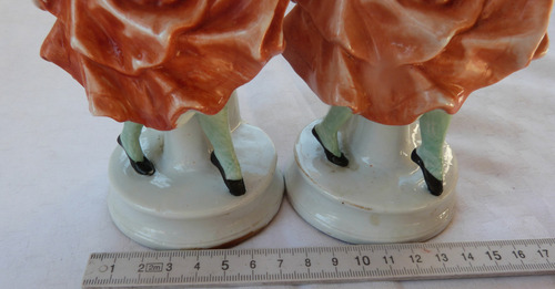 Monijor62-coleccion Porcelana Alemana 2 Lamparas Victorianas (Usado)