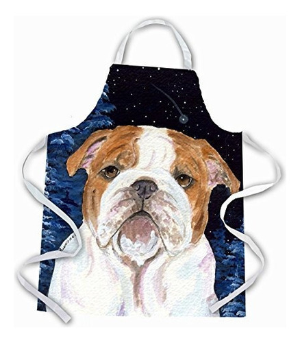 Tesoro De Las Carolinas Ss8447apron Delantal De Bulldog Ingl