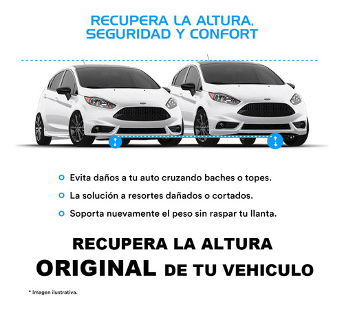 Resortes Delanteros Ford Ranger 4x2 6cil 1998-2012 Ag