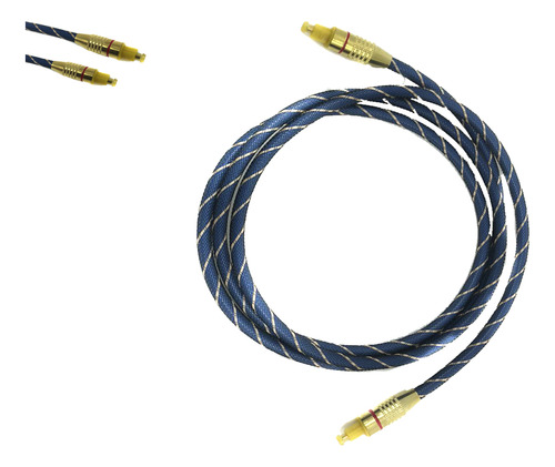 Cable Fibra Optica Audio Digital Tipo Toslink 1.5 Mts