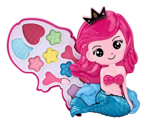 Kit Maquiagem Sereia Rosa Fashion Brinquedo Presente Menina