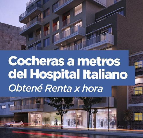 Imagen 1 de 15 de Cocheras, Venta, A Metros Del Hospital Italiano