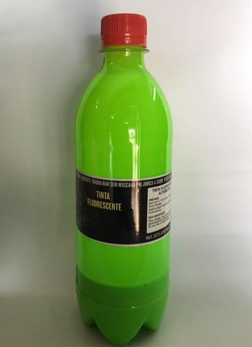 Tinta Fluorescente - Poliéster Automotiva -verde Limão 250ml
