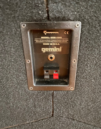 Caixa Acustica Passiva Gemini Gsm1545 Made Usa 350w Mostruar