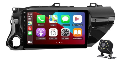 Estéreo Carplay 2gb Android 10 Para Toyota Hilux 2016-2022