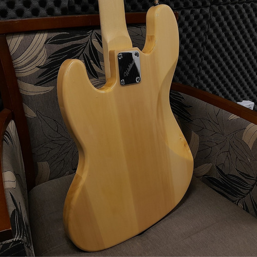Imagem 6 de 10 de Contrabaixo Waldman Gjj-200x Nat 4 Cordas Jazz Bass Vintage