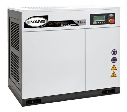 Compresor de aire eléctrico Evans CS310ME1000 trifásico 10hp 220V 60Hz blanco