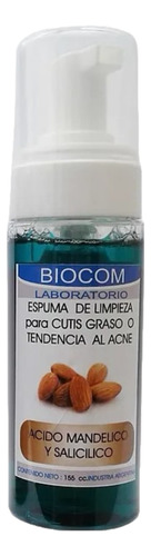 Espuma Limpieza Facial Biocom Cutis Graso Acne X 155 Cc