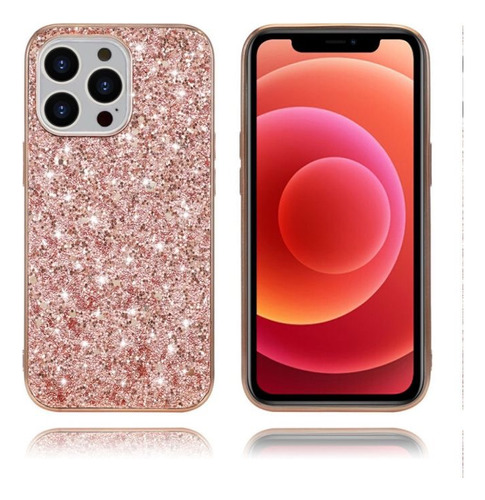 Funda Tpu Con Glitter Para iPhone 14 Pro