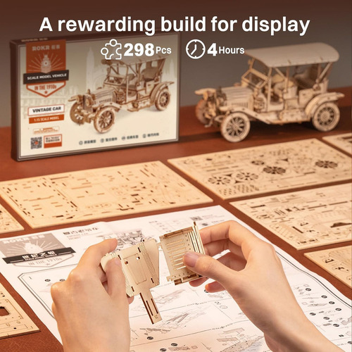 Kits De Coches Con Maquetas De Rompecabezas De Madera 3d