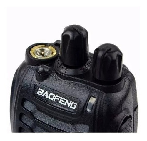 Pack 2 Radios Transmisor Walkie Talkie Baofeng 888s Color Negro Bandas De Frecuencia 400-470 Mhz