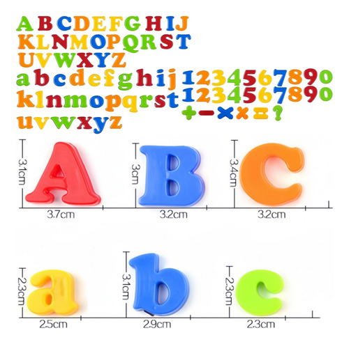 Juego De 2 Pegatinas De Alfabeto Multifuncionales Montessori
