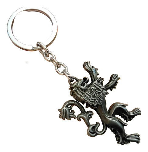 Llavero Lannister Metal Game Of Thrones Stark Plateado