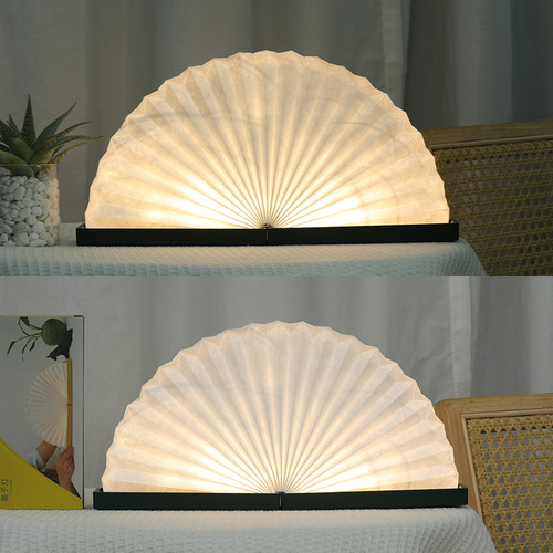 Linterna De Papel Led ¡estilo De Abanico Único! Perfecto Como Recuerdo O Regalo De Cumpleaños.