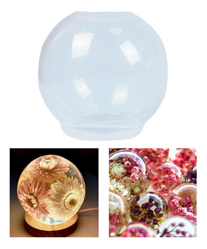 Juego De 3 Moldes De Bolas De Silicona Con Forma De Bola