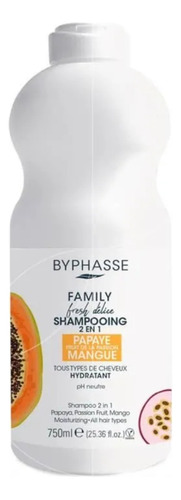 Shampoo Byphasse 2 En 1 Family Fresh Delice Papaya Original