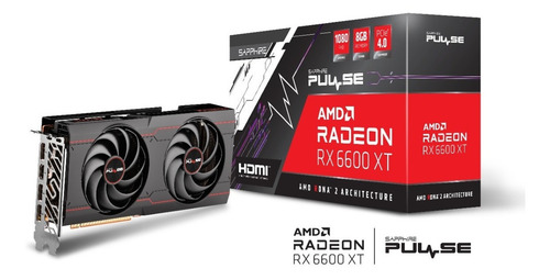 Placa De Video Amd Sapphire Pulse Radeon Rx 6600 Xt 8gb (Usado)