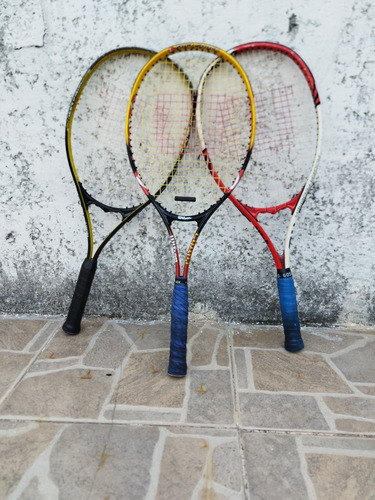 3 Raquetas De Tenis Wilson Usadas