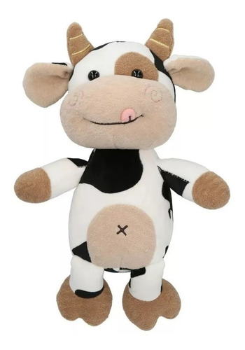 Vaca De Peluche 27cm Muy Tierna Ds20108