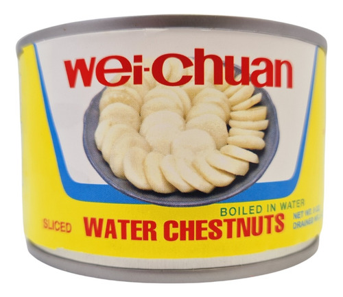 Castaña Papa De Agua Rebanada Wei-chuan Comida China 227g