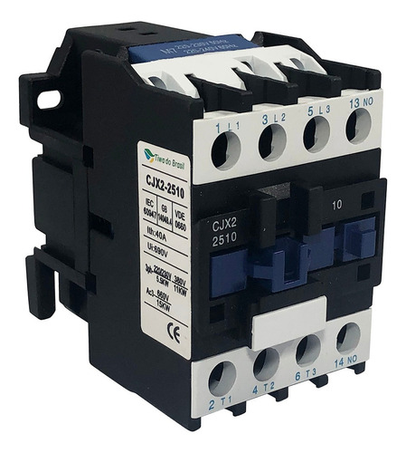 Chave Contatora Tripolar 25a Lc1 - D2510 3p + 1 N/a 220v #01