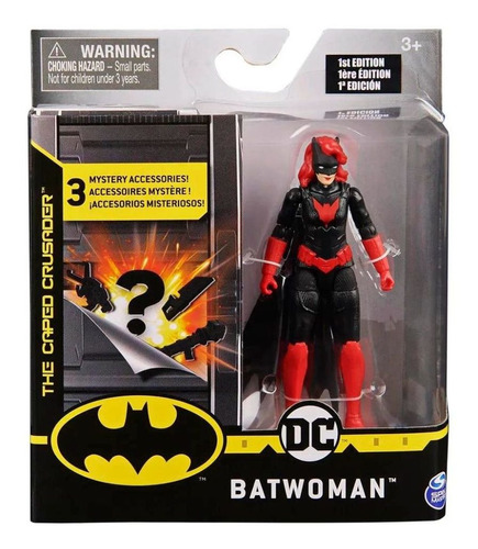Boneco Dc Batwoman 10 Cm - Figura Com Acessórios - Sunny