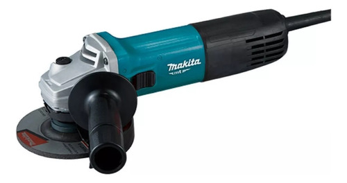 Esmeril Angular Makita M9510b 4 1/2 850w Color Turquesa