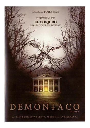 Demoniaco Demonic  Will Canon Pelicula Dvd
