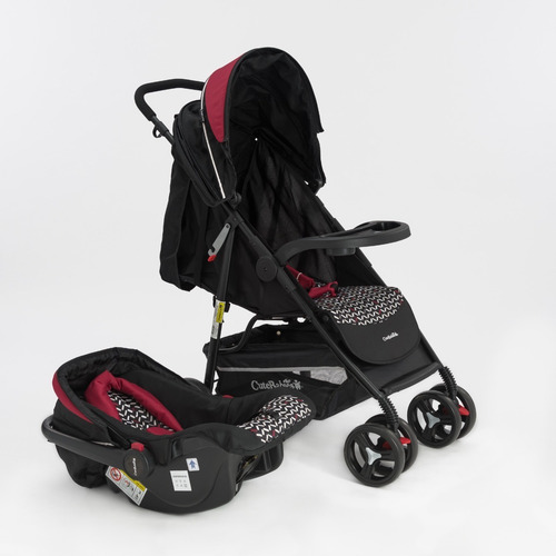 Imagen 4 de 4 de Coche Titanio 3 En 1 Travel System Rojo Cutebabies C11017894