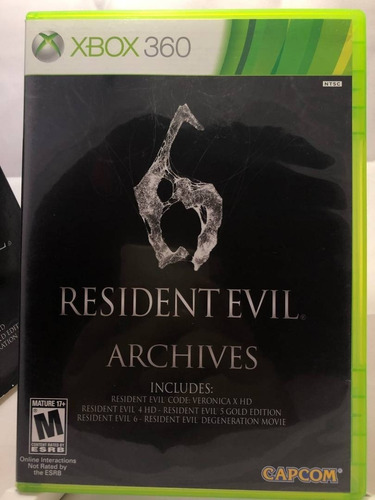 Resident Evil 6 Archives xbox 360