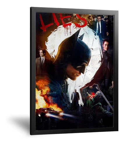 Cuadro Batman - 60x90 Cm - Calidad Premium