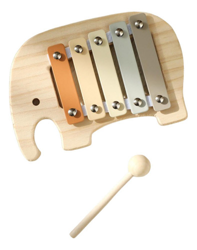 Xilófono De Madera De 5 Notas, Instrumento De Percusión,