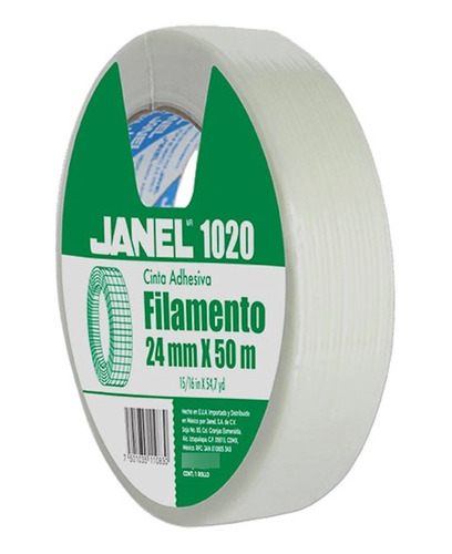 Cinta Filamento Mono Janel 122 24mm X 50m